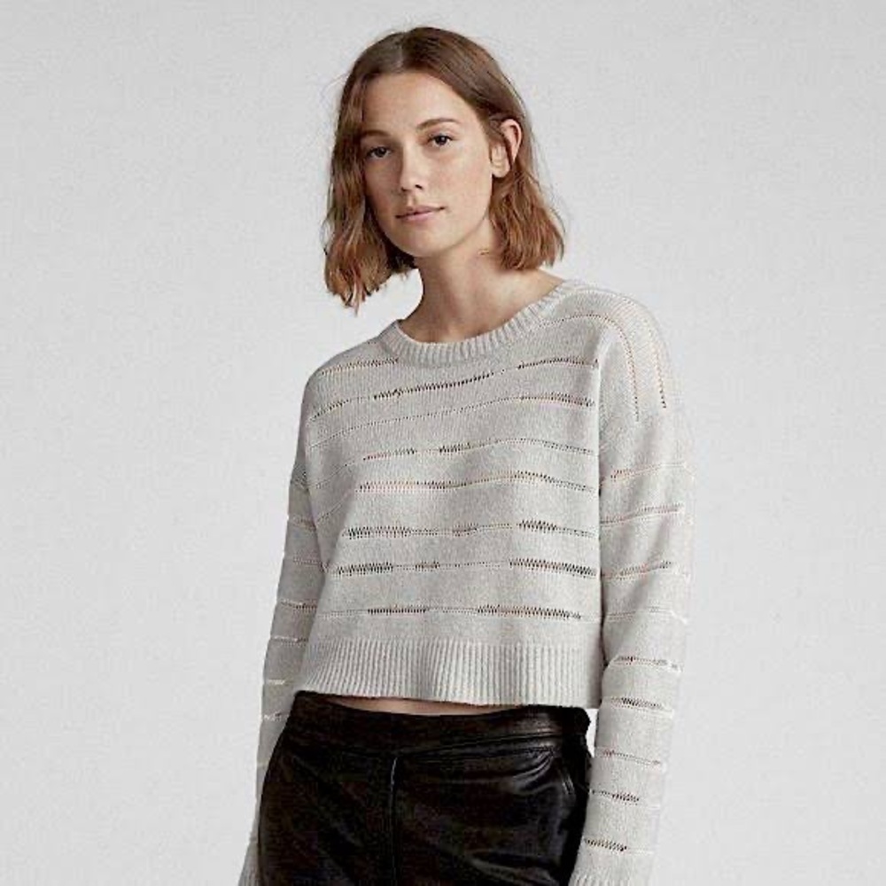 Rag & Bone Gray Crewneck Sweater